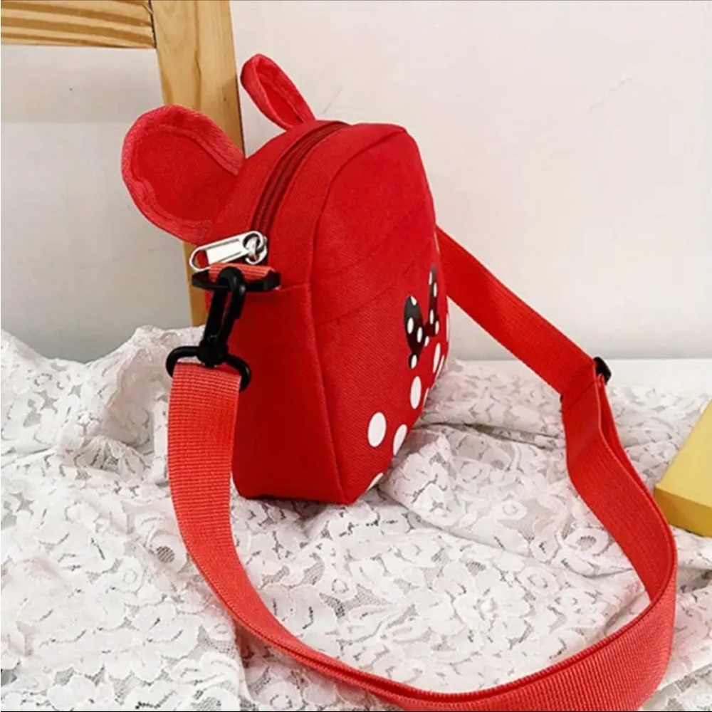 Canvas Coin Purse Trendy with Zipper, Adjustable Strap - Picture 6 of 10